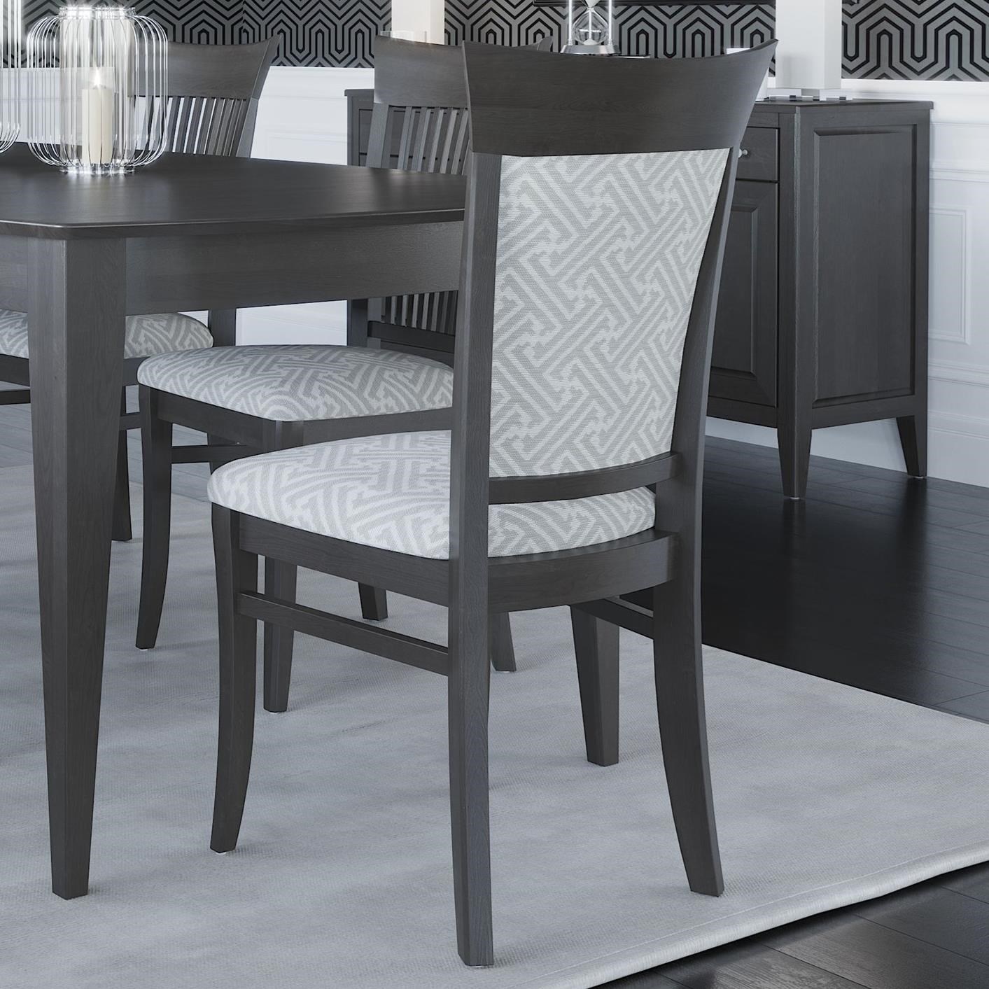 Canadel upholstered shop dining chairs